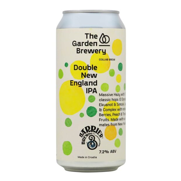 The Garden Brewery/Barrier Double New England IPA 0,44l