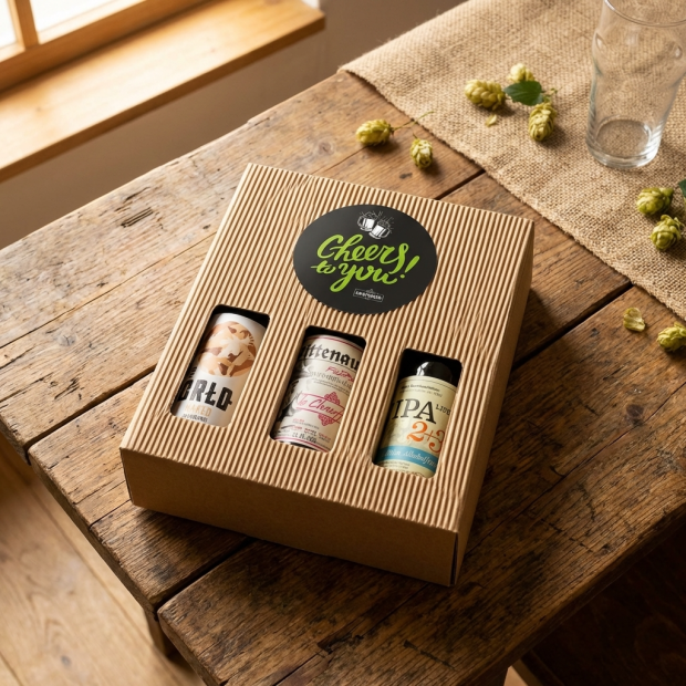 Alkoholfreies Bier in Geschenkverpackung 3x0,33l