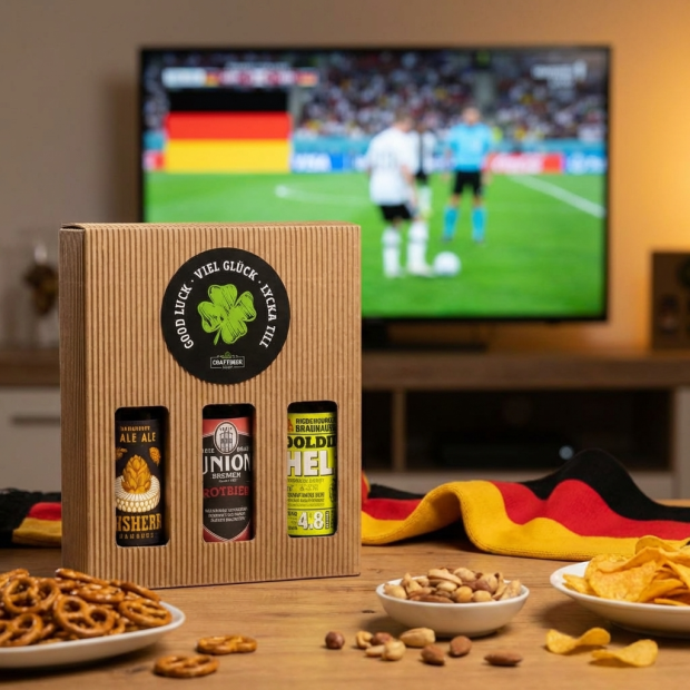 Schwarz-Rot-Gold Geschenk 3x0,33l