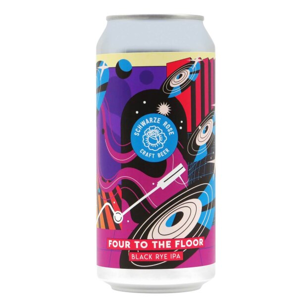 Schwarze Rose Four To The Floor House Series 3 Black Rye IPA 0,44l