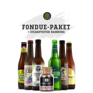 Bierpaket zum Fondue