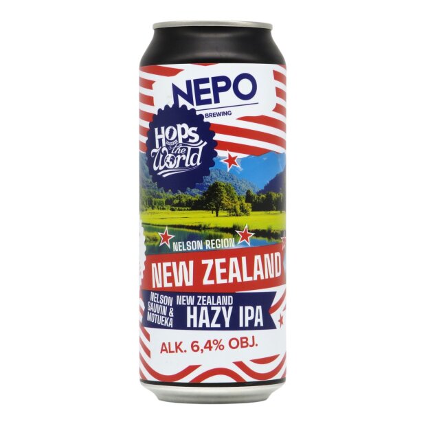 Nepomucen Hops Around The World New Zealand Hazy IPA 0,5l