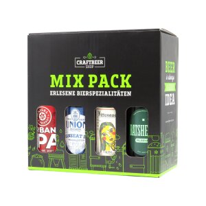 Bier zum Vatertag im Geschenkkarton 8x0,33l