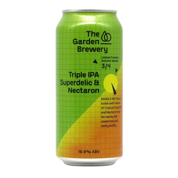 The Garden Brewery Superdelic & Nectaron Triple IPA 0,44l