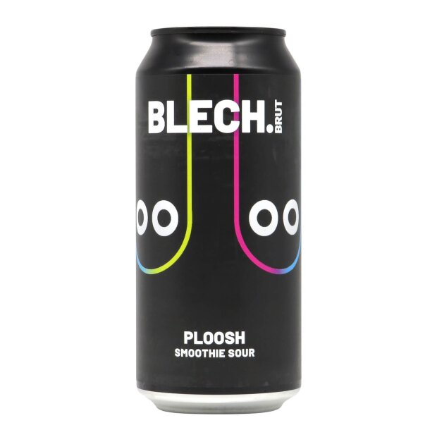 Blech.Brut Ploosh Pfirsich, Mirabelle & Mango Smoothie Sour 0,44l