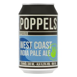 Poppels West Coast IPA 0,33l