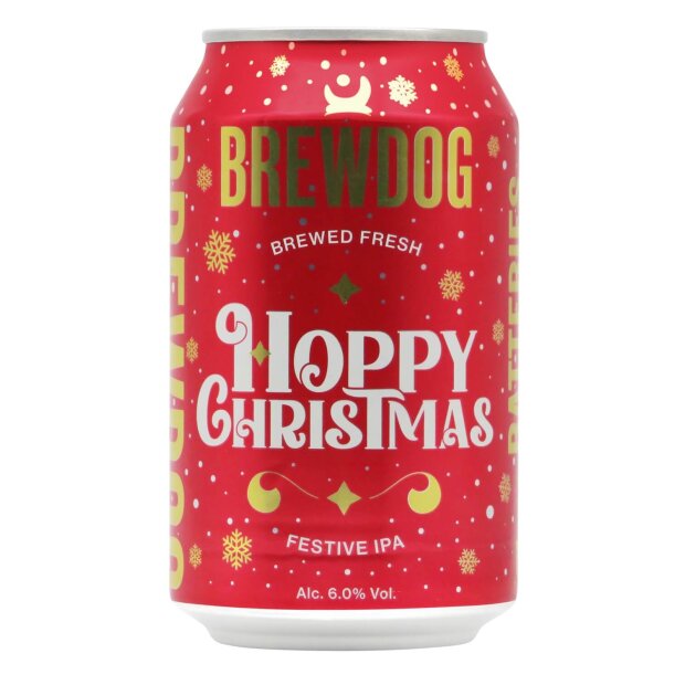 BrewDog Hoppy Christmas Festive IPA Ellon 0,33l