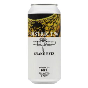 District 96/The Seed Snake Eyes Double New England IPA...