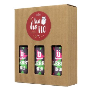 BRLO x ÜberQuell Julebryg in Geschenkpackung 3x0,33l