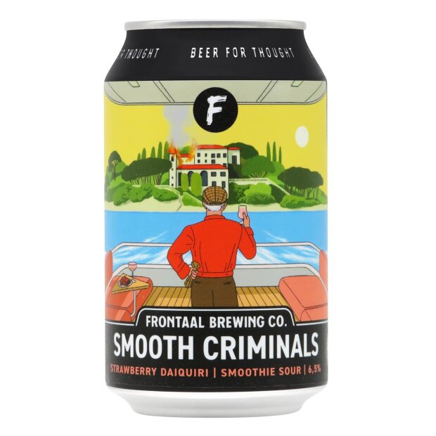 Frontaal Smooth Criminals: Strawberry Daiquiri Smoothie Pastry Sour 0,33l