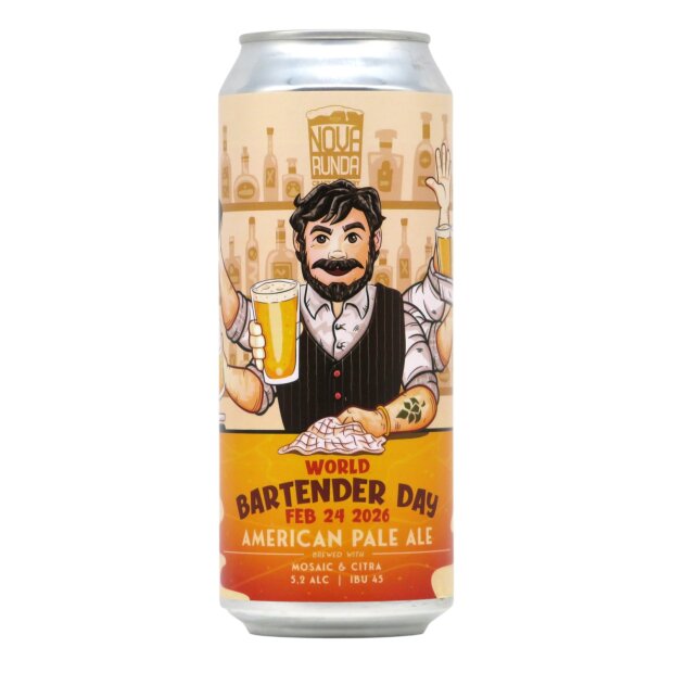 Nova Runda World Bartender Day 2026 American Pale Ale 0,5l