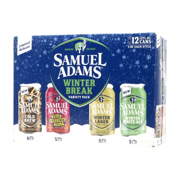 Samuel Adams Winter Break Variety Pack 12 x 0,355l
