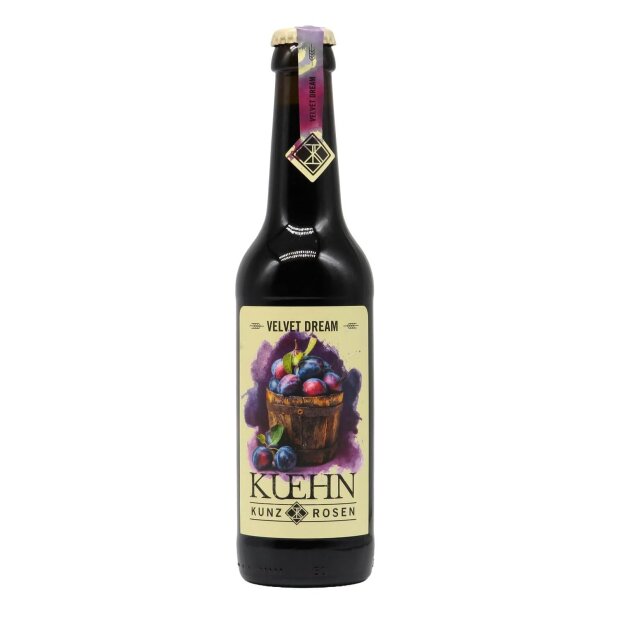 Kuehn Kunz Rosen Velvet Dream BA Imperial Stout mit Pflaumenpüree 0,33l