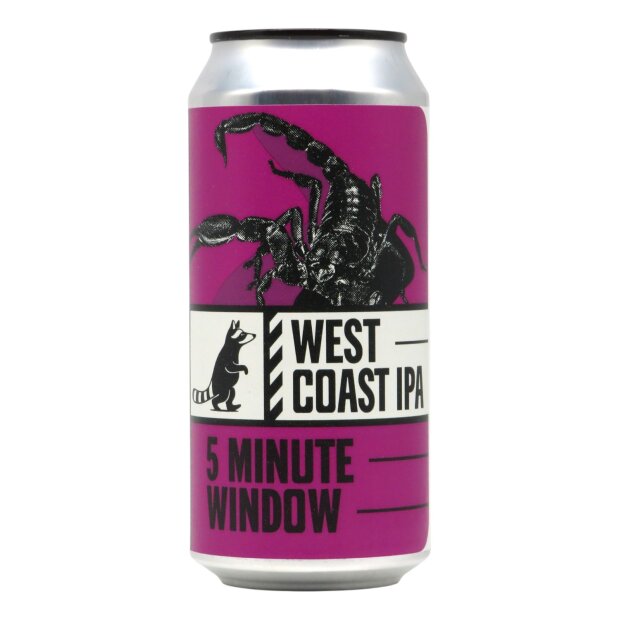Wild Raccoon 5 Minute Window West Coast IPA 0,44l