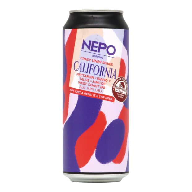 Nepomucen Crazy Lines #118 - California West Coast IPA 0,5l