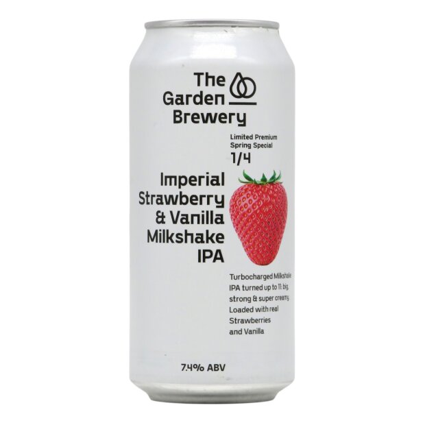 The Garden Brewery Imperial Strawberry & Vanilla Milkshake IPA 0,44l