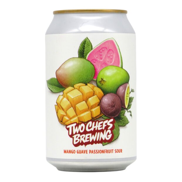 Two Chefs Brewing Exotic Getaway Mango, Guave & Passionsfrucht Sour 0,33l