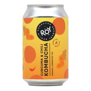 ROY Curcuma & Chili Kombucha BIO Organic, Fermented...
