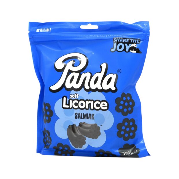 Panda Soft & Fresh Licorice Salmiak 500g