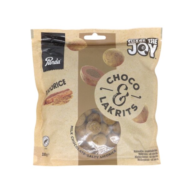Panda Choco & Lakrits 330g