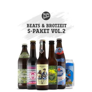 Beats &amp; Brotzeit Bierpaket Vol.2 Gr&ouml;&szlig;e S