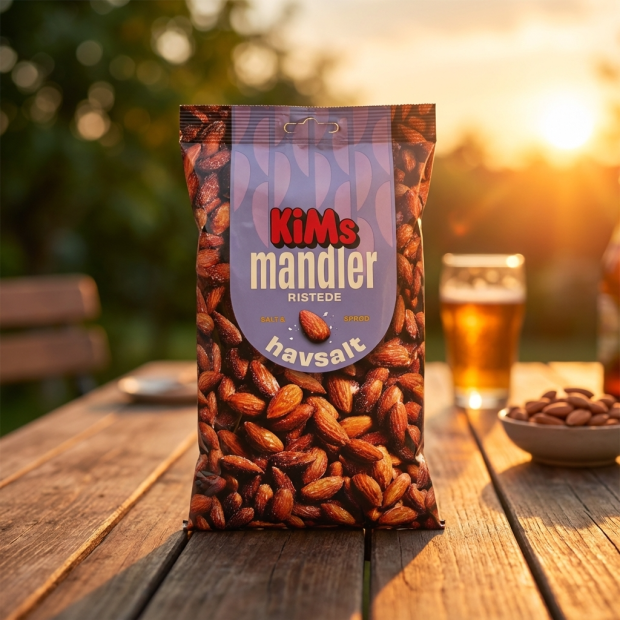 KiMs Saltet Mandler 350g