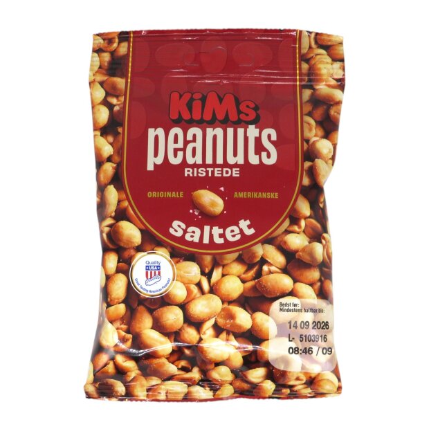 KiMs Saltet Peanuts 125g