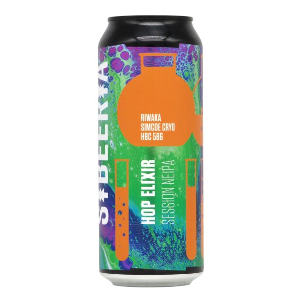 Sibeeria Hop Elixir: Riwaka, Simcoe Cryo & HBC 586 Session NEIPA 0,5l