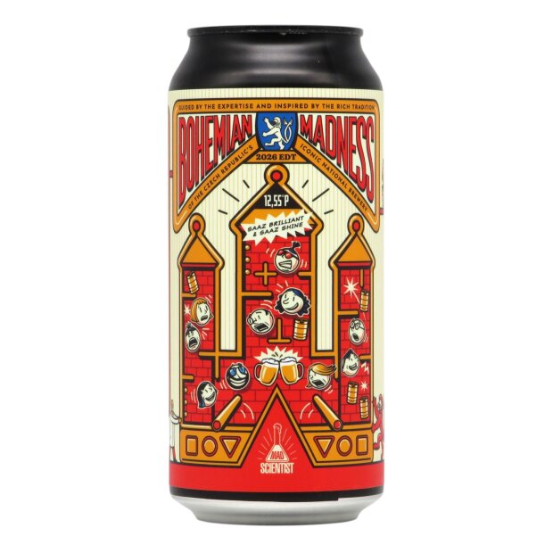 Mad Scientist/Budvar Bohemian Madness 2026 EDT Czech Lager 0,44l