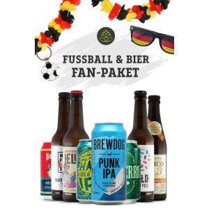 Fu&szlig;ball Bier &amp; Fanpaket