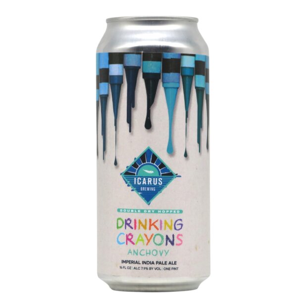 Icarus DDH Drinking Crayons (Anchovy) Double NEIPA 0,473l