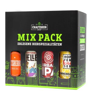Bier zum Fussball im Geschenkkarton 8x0,33l