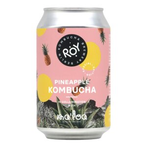 ROY x MALOA Pineapple Kombucha Organic, Fermented Tea 0,33l