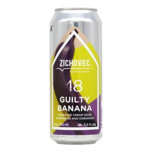 Zichovec Guilty Banana 18 Vegan Ice Cream Sour Ale 0,5l