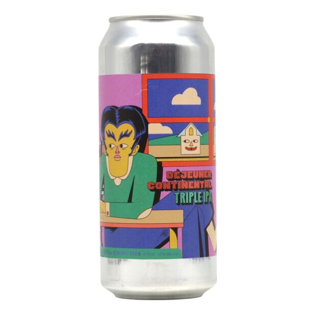 Brasserie Sir John/Bearded Brewer Déjeuner Continental Triple NEIPA 0,473l