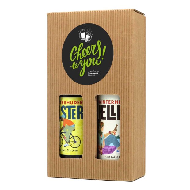 Winterhuder Bier in Geschenkpackung 2x0,33l