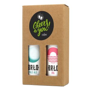 BRLO Bier in Geschenkpackung 2x0,33l