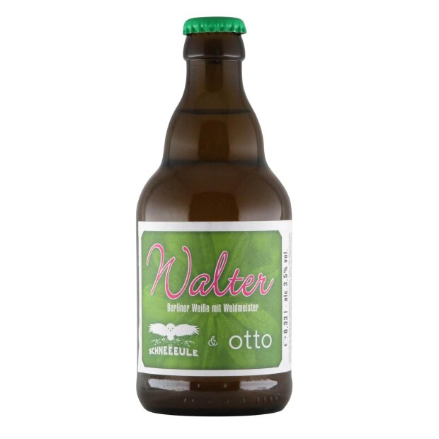 Schneeeule Walter Berliner Weisse mit Waldmeister 0,33l