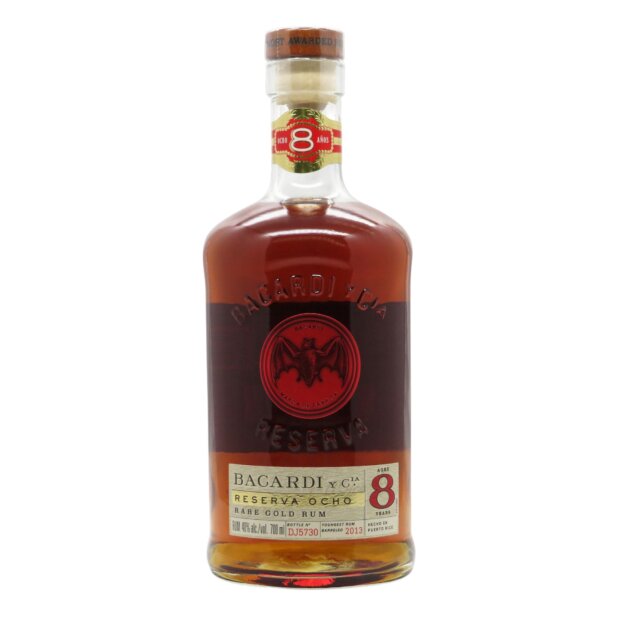 Bacardi Reserva Ocho Rare Gold Rum 40% 0,7l