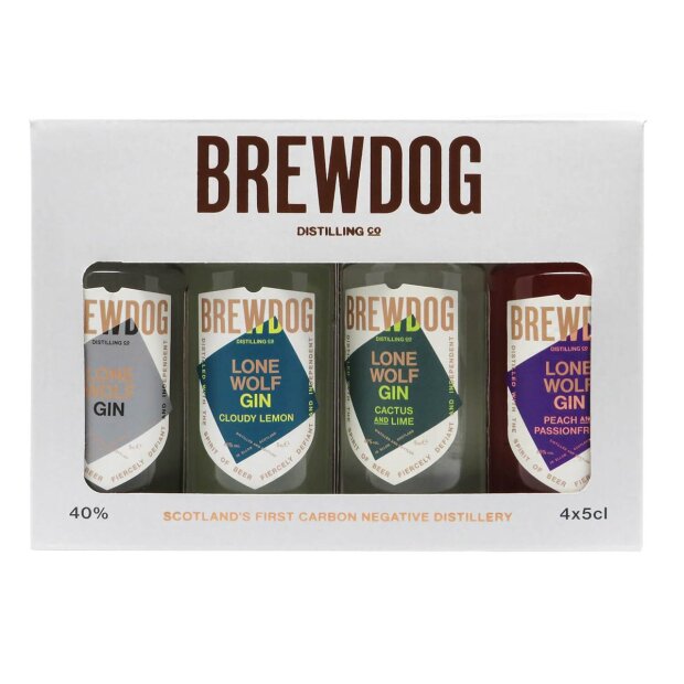 BrewDog Lone Wolf Gin Mini Collection 40% 4x5cl