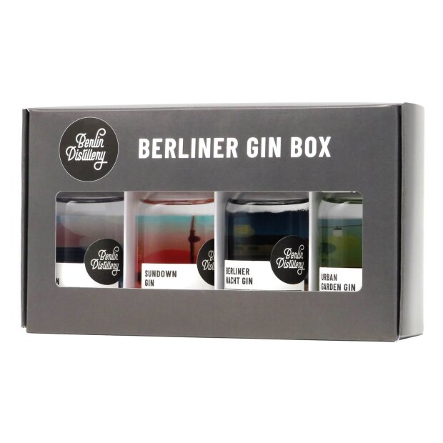 Berlin Distillery Berliner Gin Tasting Box 4x50ml