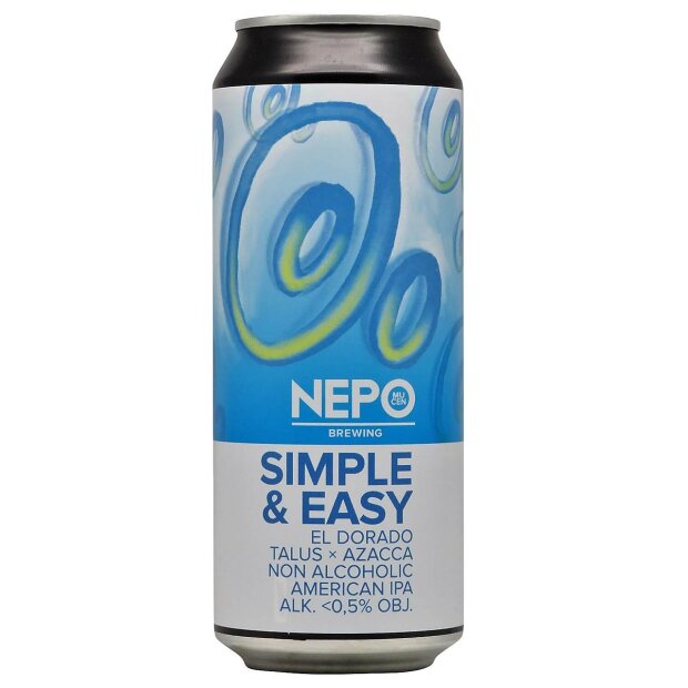 Nepomucen Simple & Easy alkoholfreies American IPA 0,5l