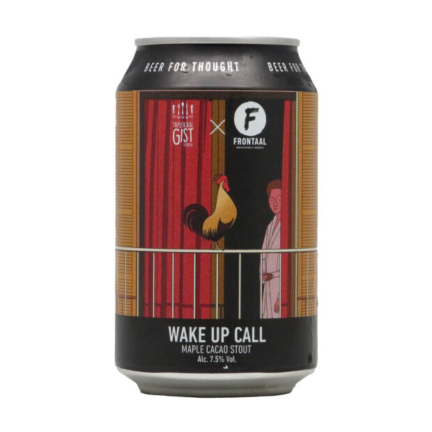 Frontaal Wake Up Call Maple Cacao Stout 0,33l